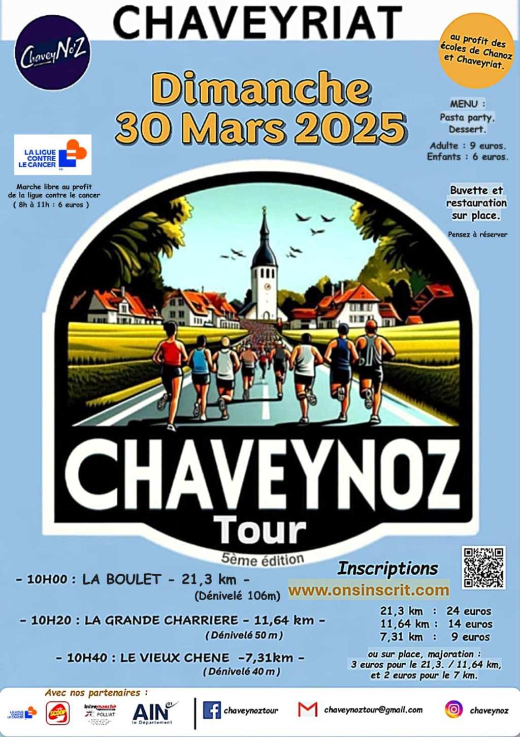 La ChaveyNo&rsquo;z Tour : une course nature au cœur de la Dombes et de la&nbsp;Bresse