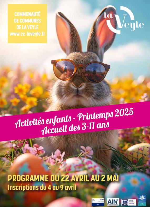 Ouverture des inscriptions des accueils de loisirs de la Veyle pour les vacances printemps&nbsp;2025