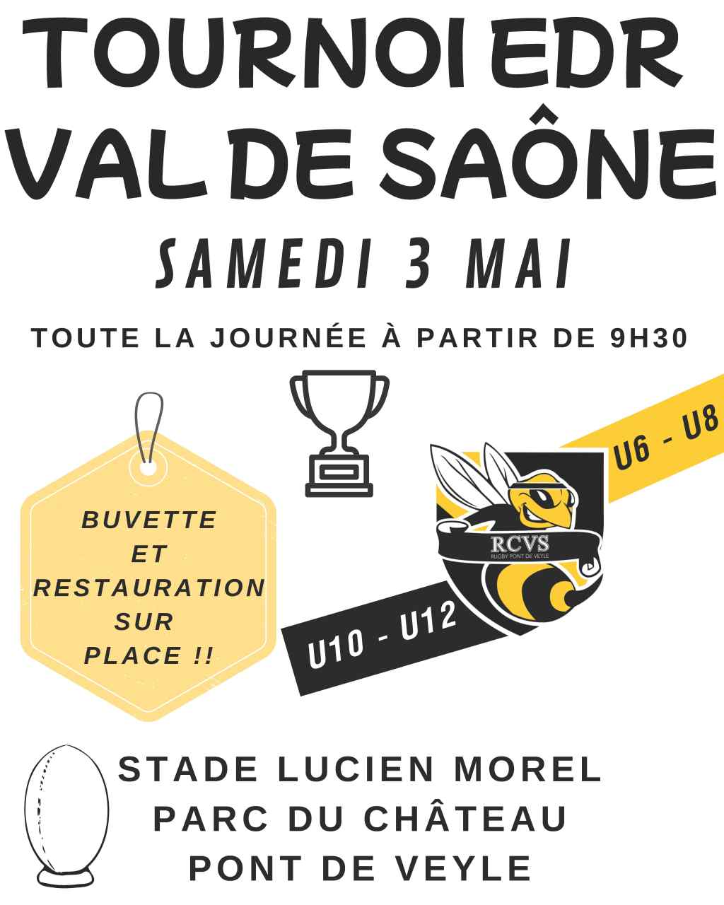 Tournoi du Val de Saône : Une journée de rugby à ne pas manquer&nbsp;!