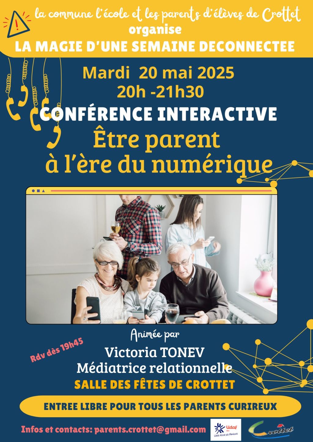 Conférence interactive sur la parentalité et le numérique ce mardi à&nbsp;Crottet