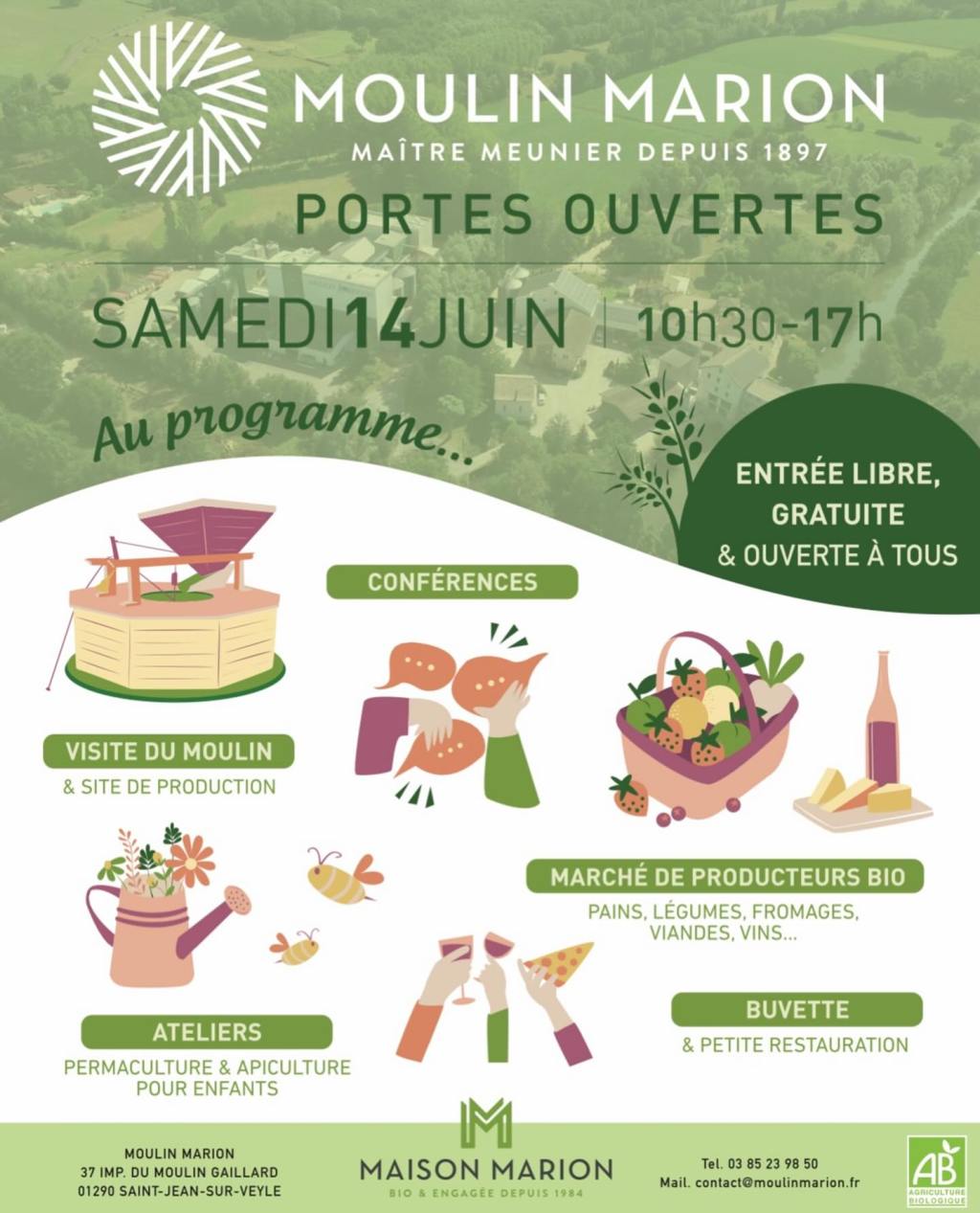 Le Moulin Marion de St Jean ouvre ses portes&nbsp;samedi