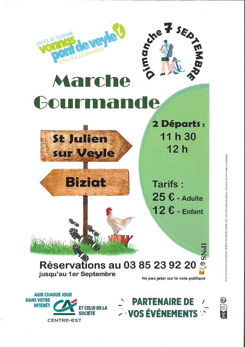 La marche gourmande de la Veyle du 7 septembre se&nbsp;prépare