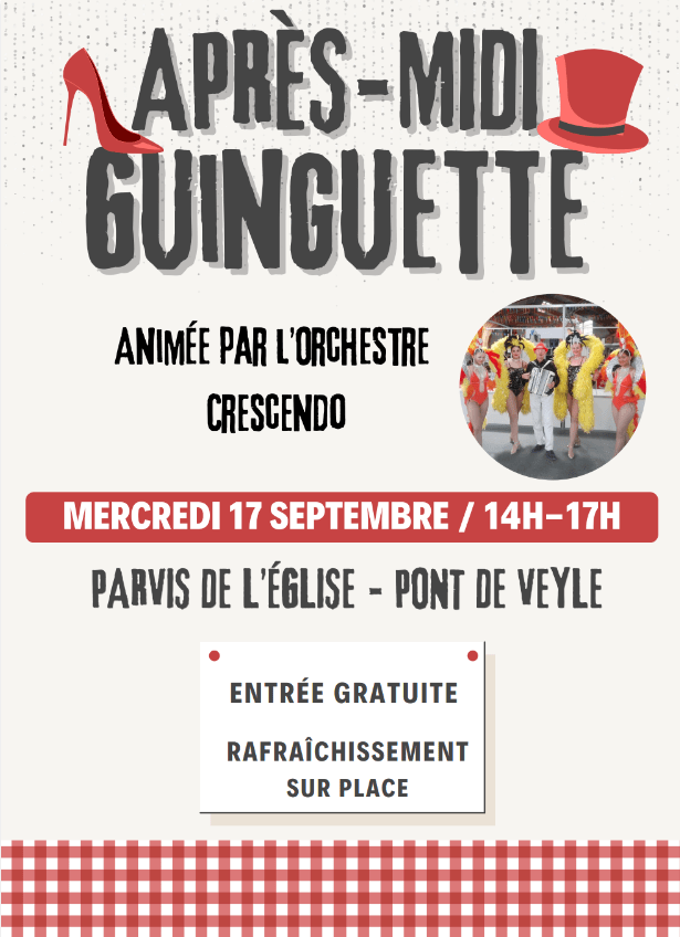 Un après-midi guinguette au rythme de l’orchestre Crescendo à Pont-de-Veyle 