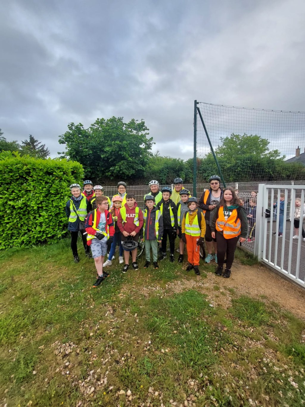 A la découverte du vélo-bus des écoliers de Saint-Cyr-sur-Menthon