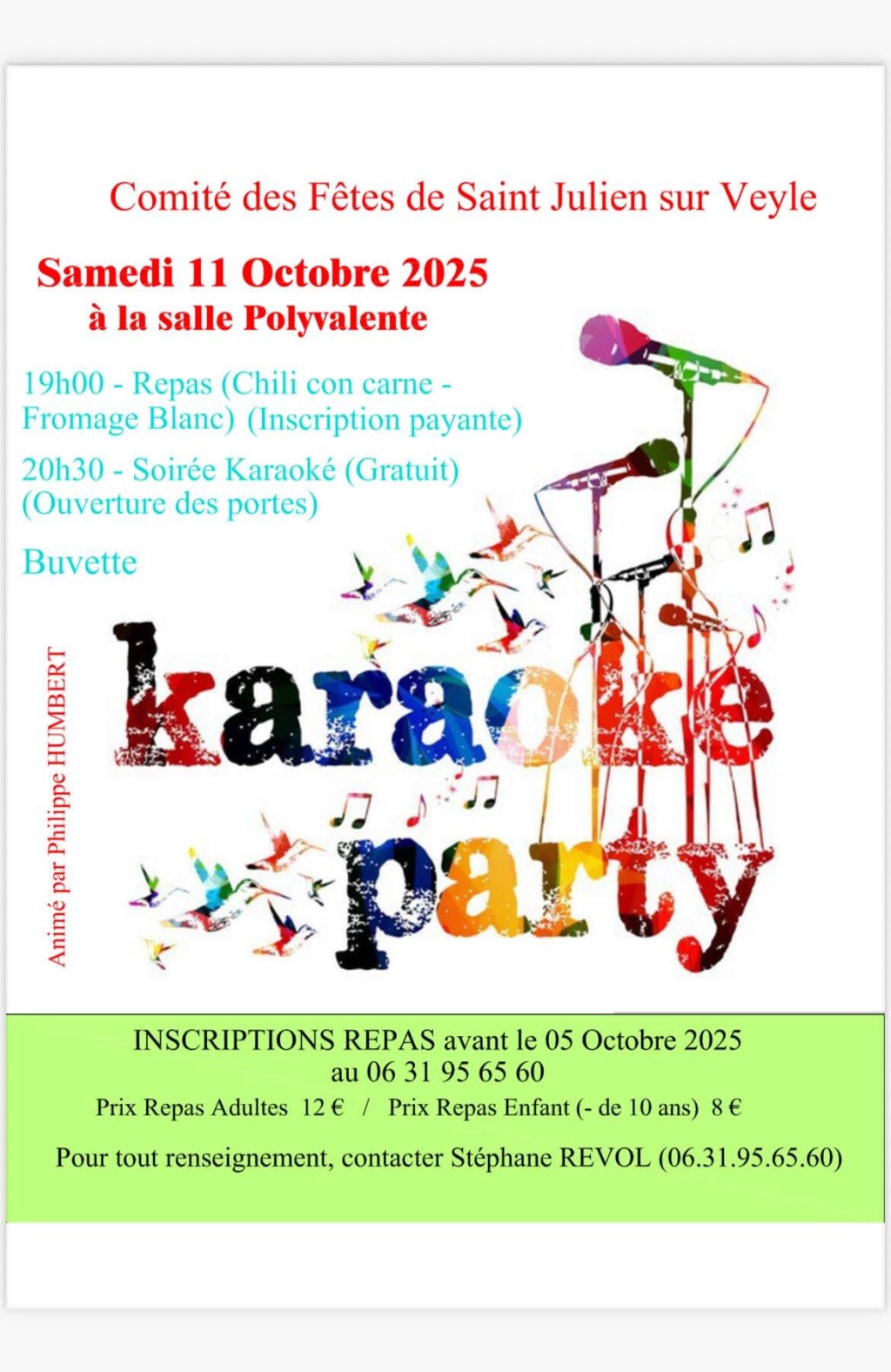 Soirée Karaoké à Saint-Julien-sur-Veyle