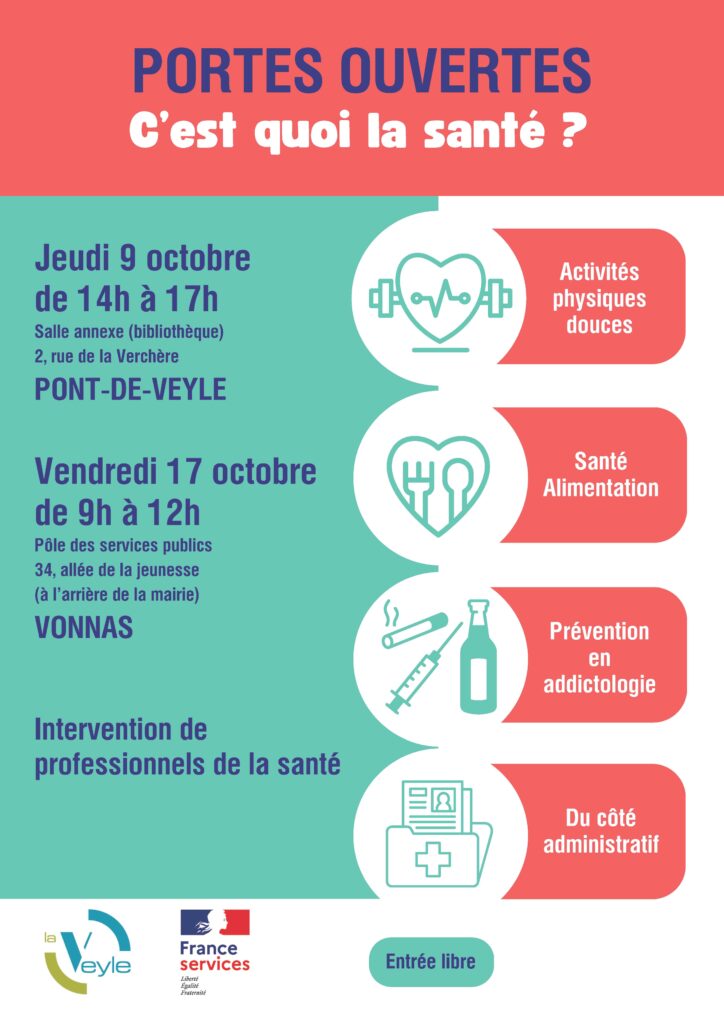 « C’est quoi la santé ? » : 2ème matinée de portes ouvertes à France Services&nbsp;Veyle