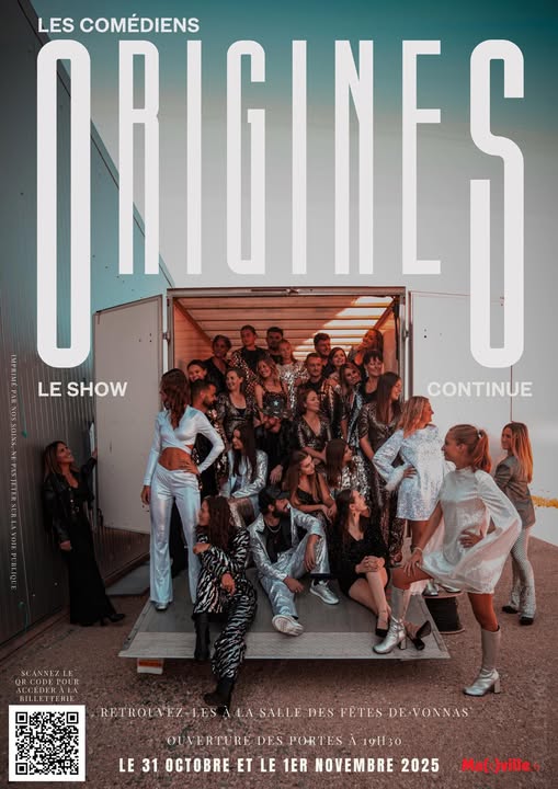 Les Comédiens – Origines joueront leur nouveau spectacle « le Show continue » à&nbsp;Vonnas