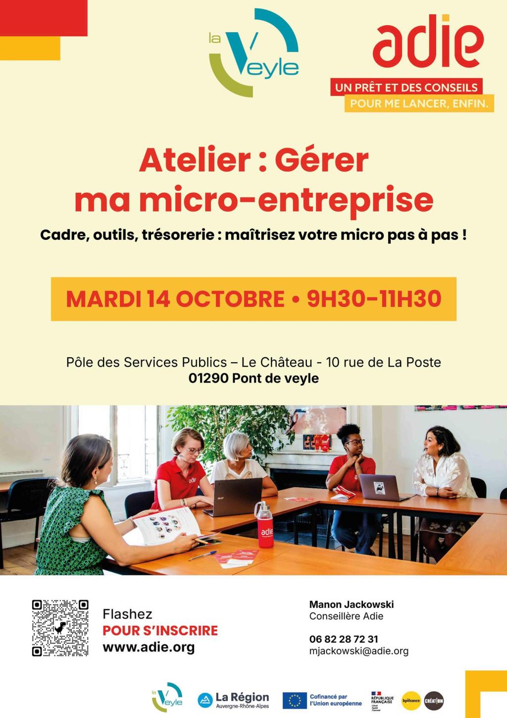 Un atelier pour accompagner les micro-entrepreneurs à Pont-de-Veyle 