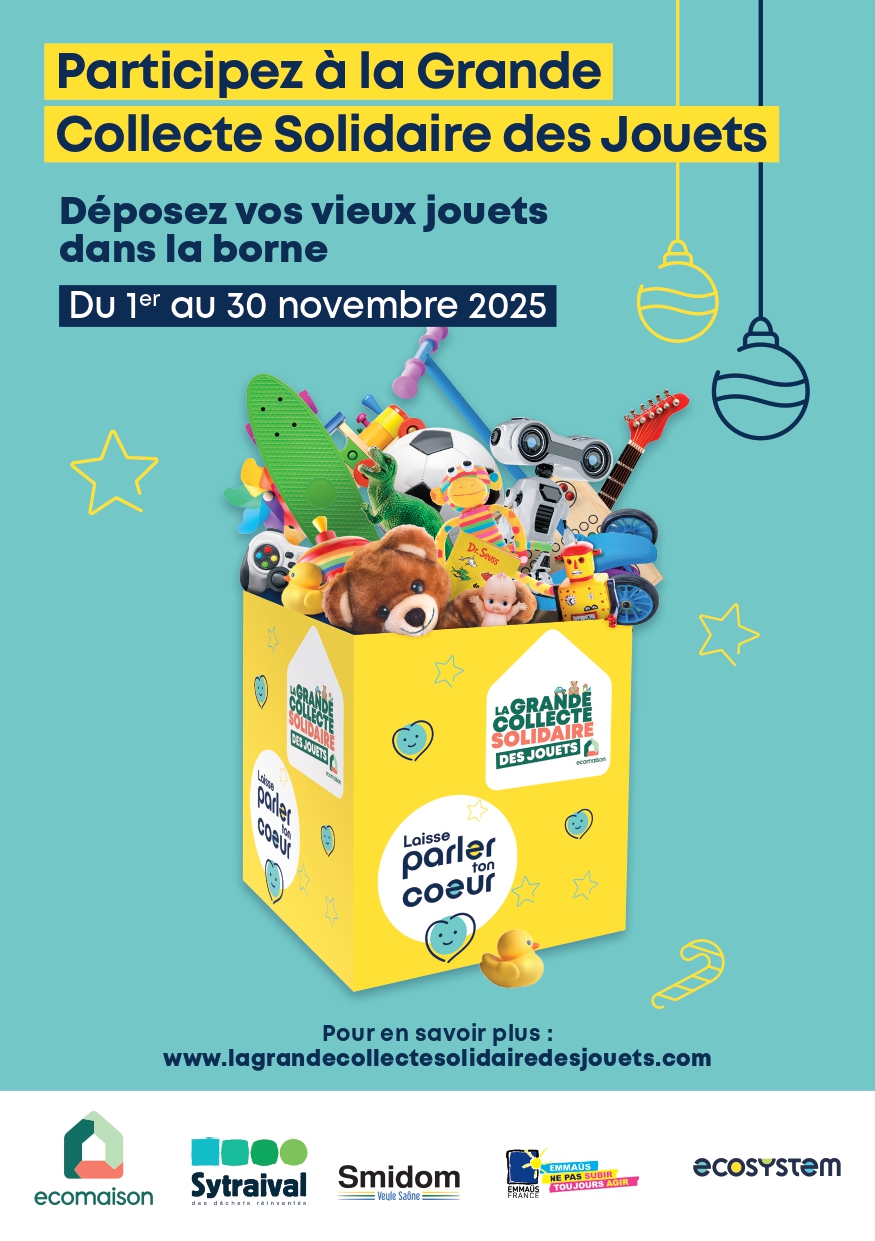 En novembre, je trie mes vieux jouets pour la grande collecte solidaire&nbsp;!