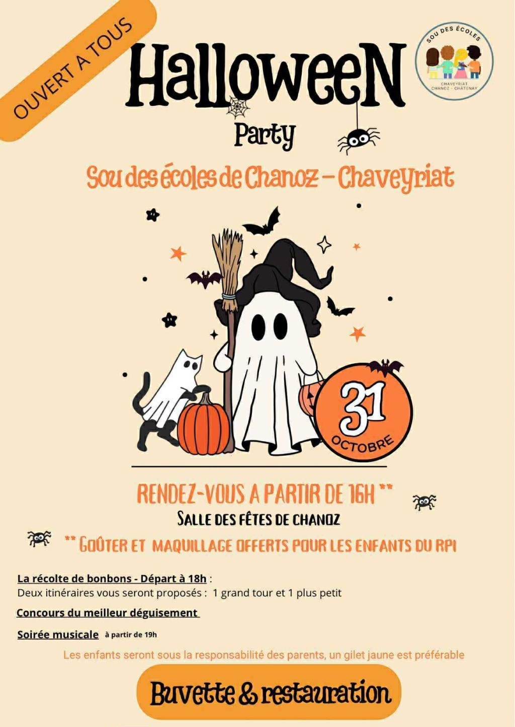Où fêter Halloween en Veyle, ce 31 octobre 2025 